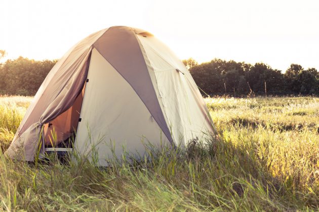 Tent – winterberging